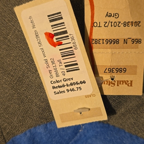 Phineas Cole Solid Wool Jacket, Size 40/Tall - Picture 4 of 16